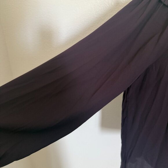 Loft Dark Plum Blouse - Picture 3 of 5